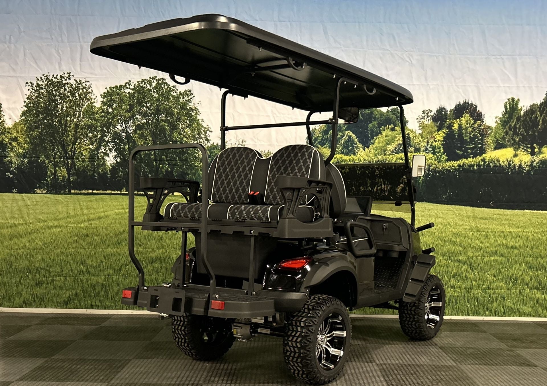 2024 Ultimate EV L4 LUX Black Street Legal Golf Cart