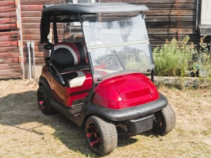 2020 Club Car Precedent Ruby Red Golf Cart- Electric