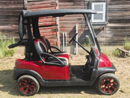 2020 Club Car Precedent Ruby Red Golf Cart- Electric